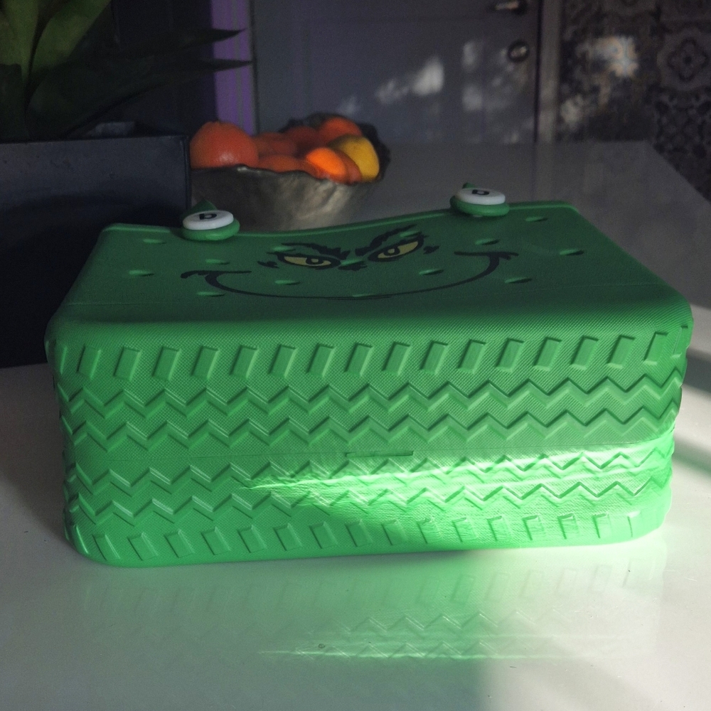 Grinch Green Small Foam Beach Tote Bag "NWT" - Picture 5 of 6